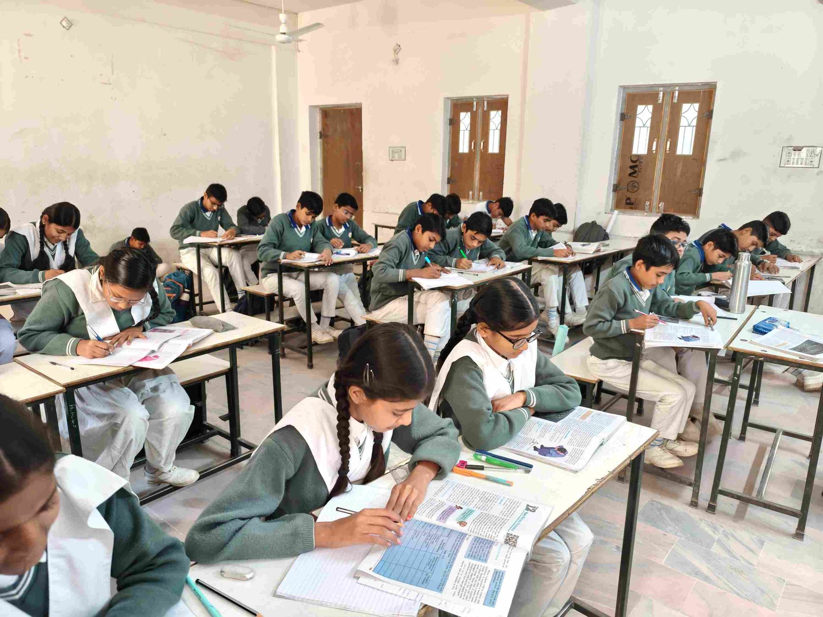 Students in a Sunrise classroom